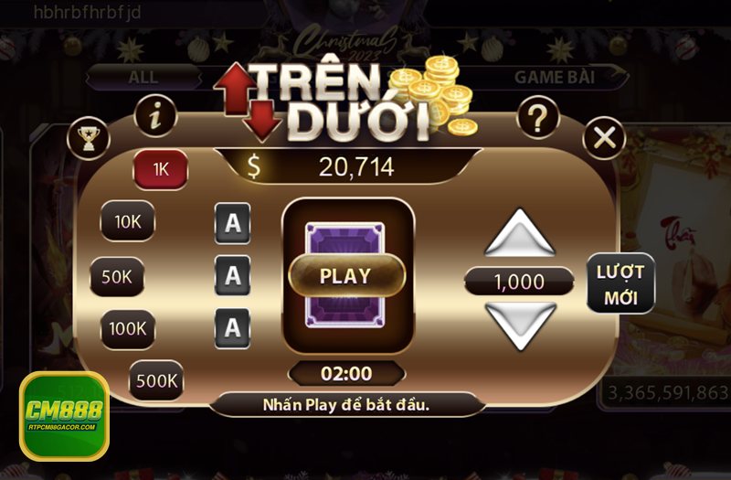 Game Bài CM888 - Xì Dách, Poker: điểm & tay bài Game Bài CM888 - Xì Dách, Poker: điểm & tay bài